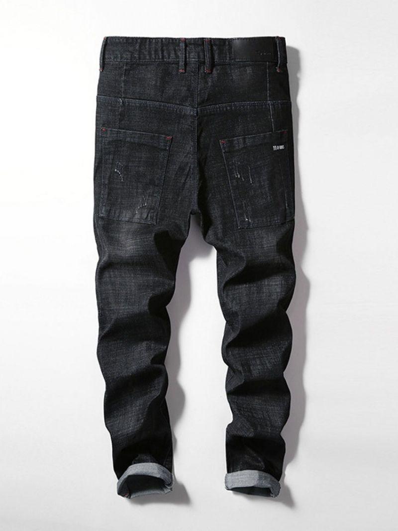 Slidte Pencil Pants European Mid Waist Jeans