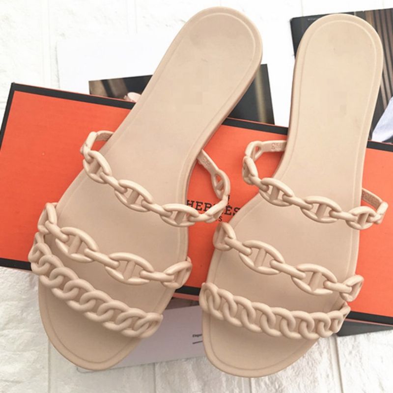 Slip-On Chain Flip Flop Almindelige Hjemmesko