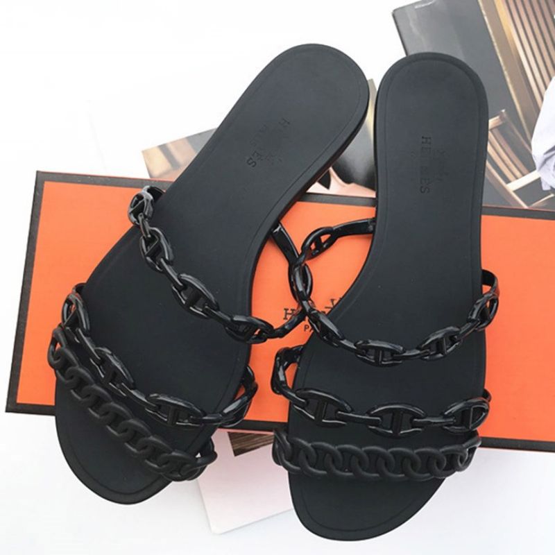 Slip-On Chain Flip Flop Almindelige Hjemmesko