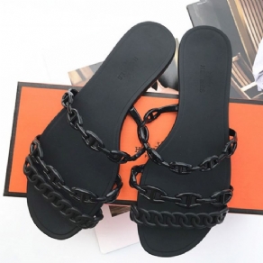 Slip-On Chain Flip Flop Almindelige Hjemmesko