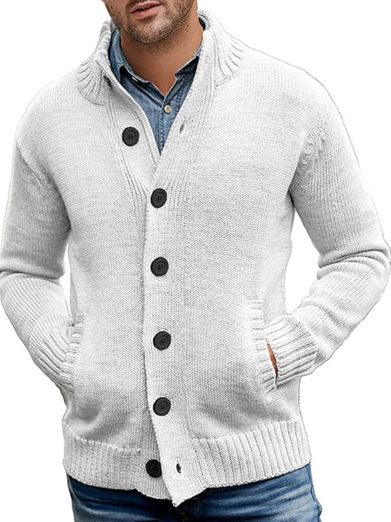 Almindelig Standardlomme Vinter Slim Sweater