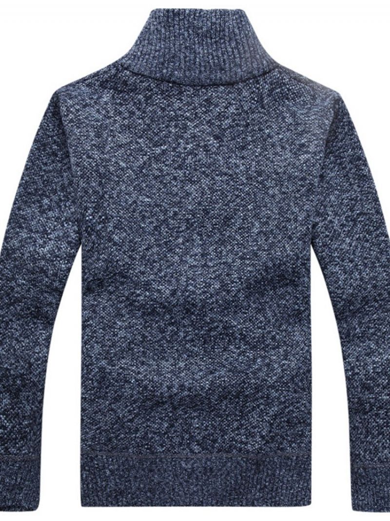 Almindeligt Krave Standard Lige Lynlås Herre Sweater