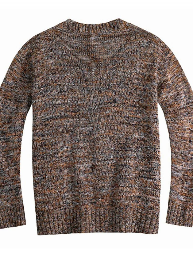 Lomme Standard V-Hals Lige Enkeltradet Sweater