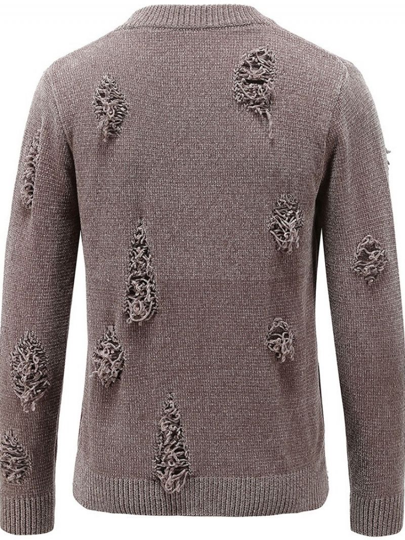 Standard Almindelig Rund Hals Europæisk Slim Sweater