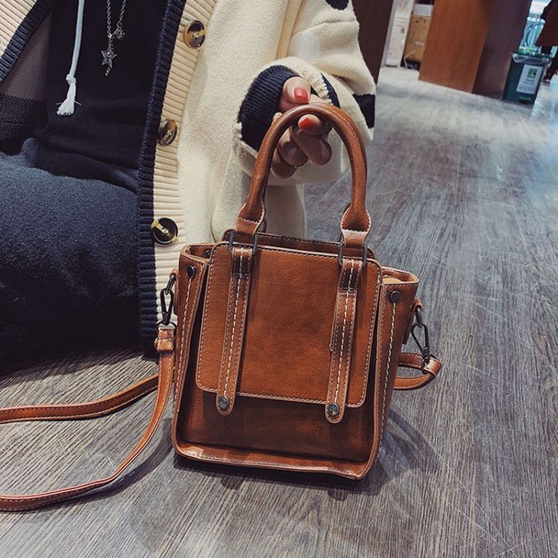 Tråd Pu Koreansk Crossbody Taske