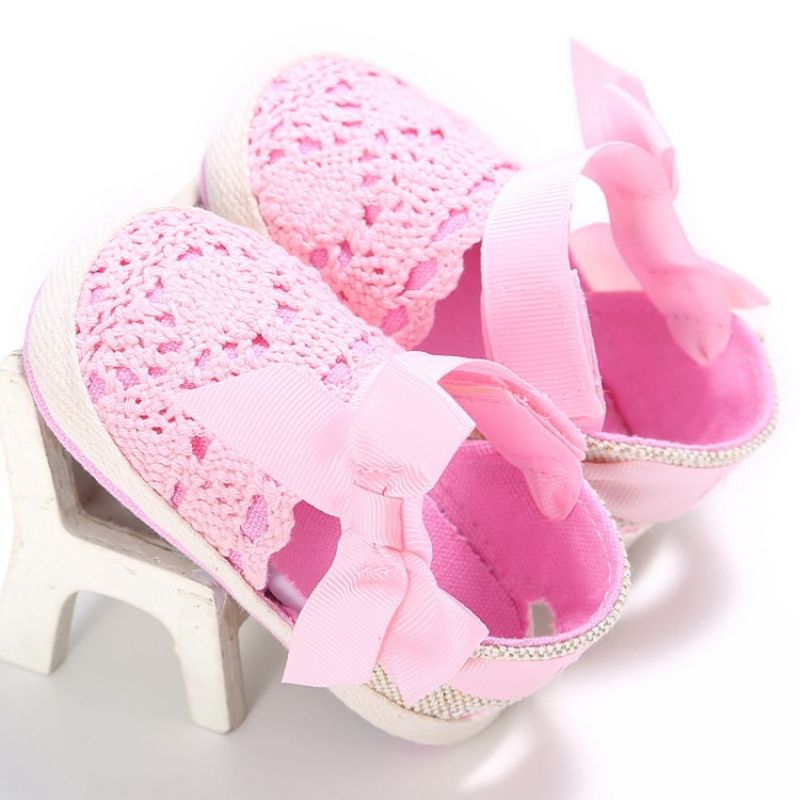 Bowknot Velcro Toddler Sko