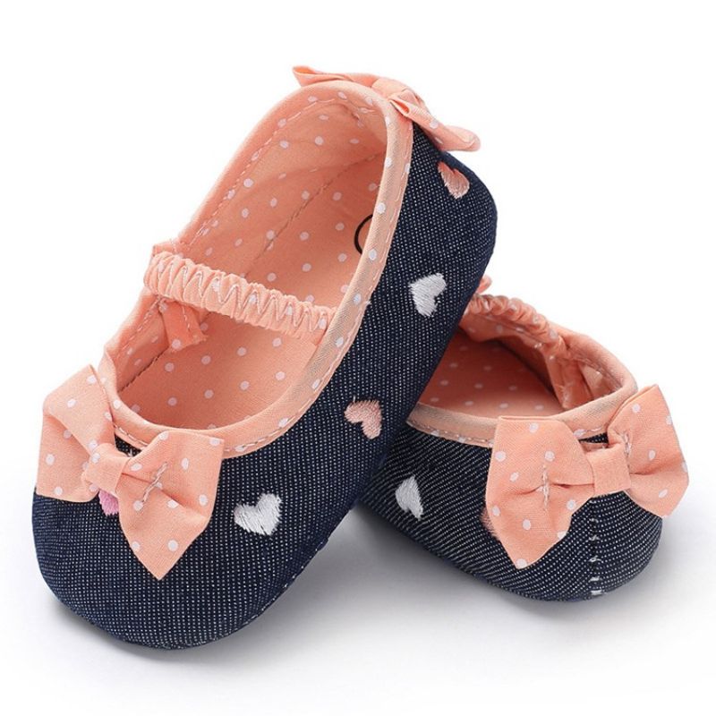 Broderi Polka Dot Toddler Sko