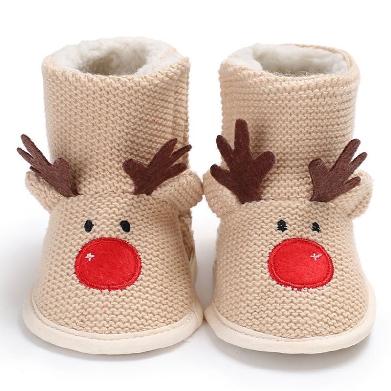 Broderi Slip-On Baby Booties