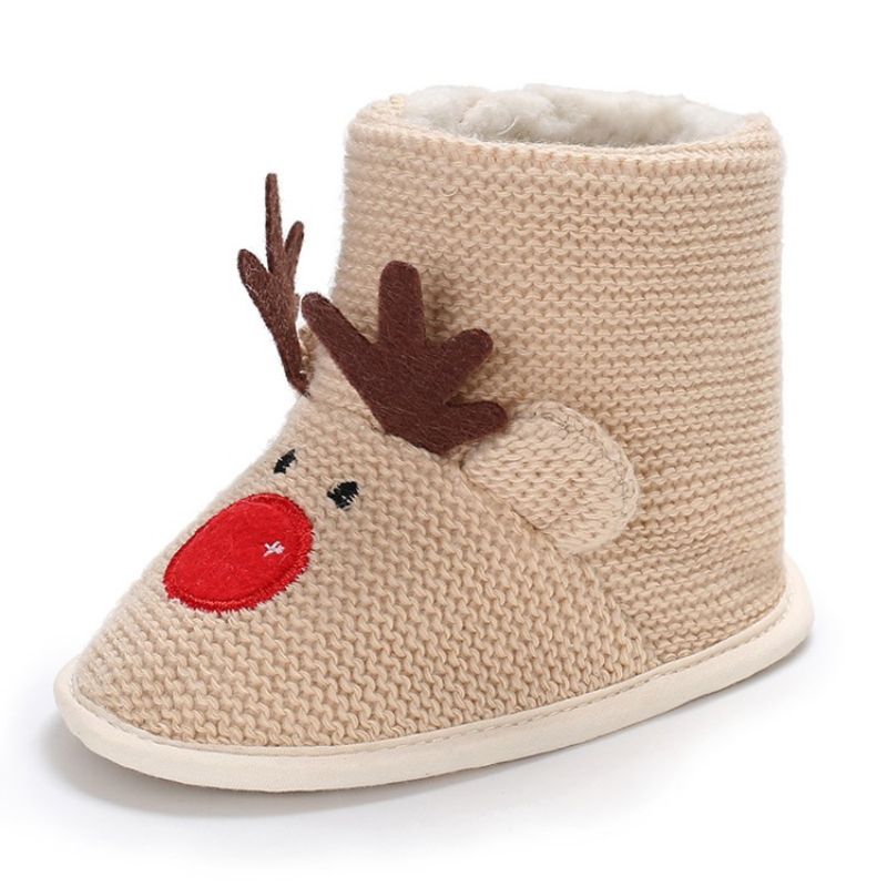 Broderi Slip-On Baby Booties