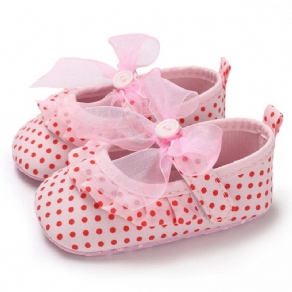 Polka Dot Velcro Toddler Sko