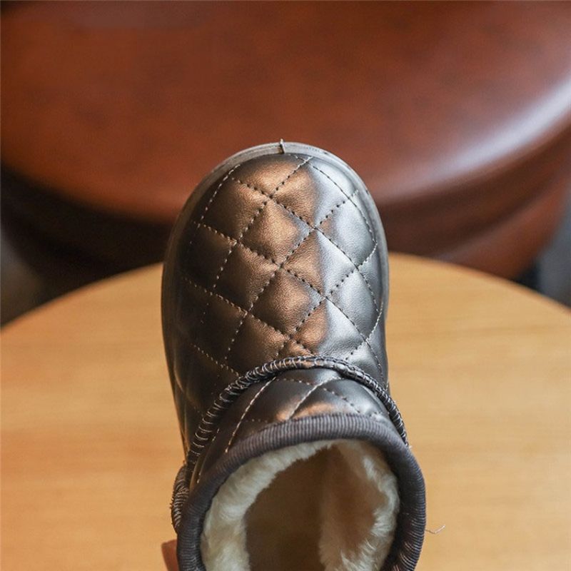 Pu Slip-On Baby Vinterstøvler