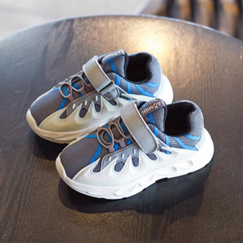 Søde Patchwork Rund Toe Baby Sneakers