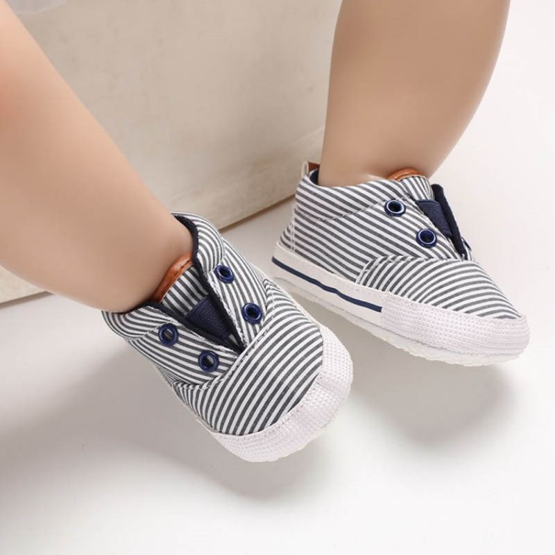 Stripe Slip-On Baby Toddler Sko