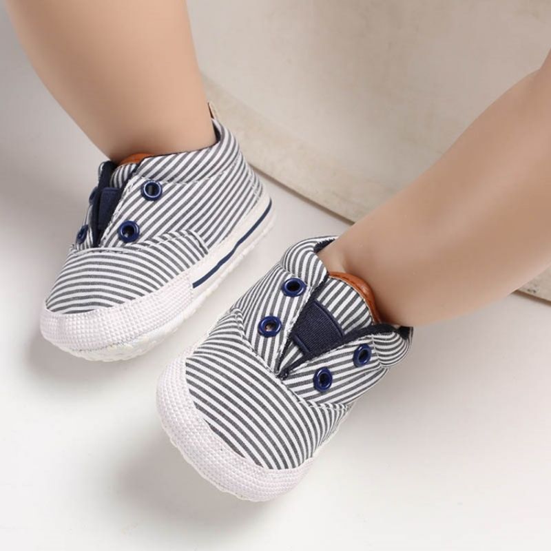 Stripe Slip-On Baby Toddler Sko