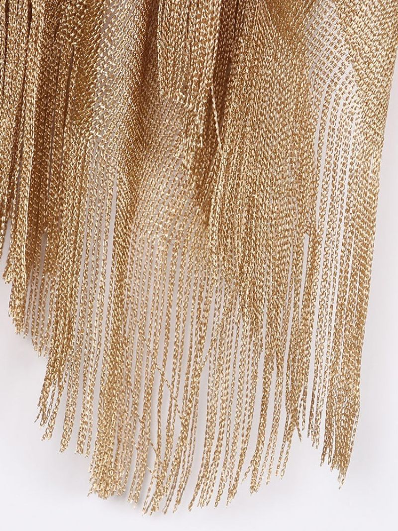 European Plain Tassel Beach Toppe