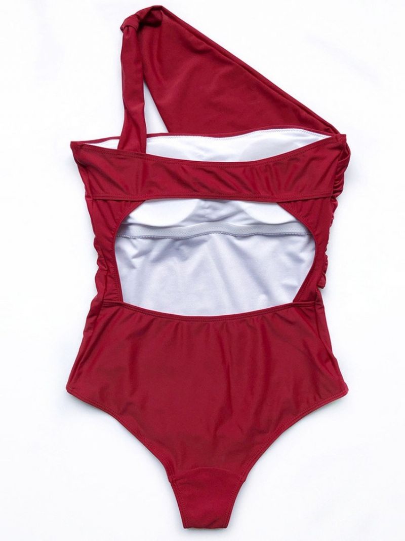 Patchwork Plain One Piece Badetøj Monokini Til Kvinder