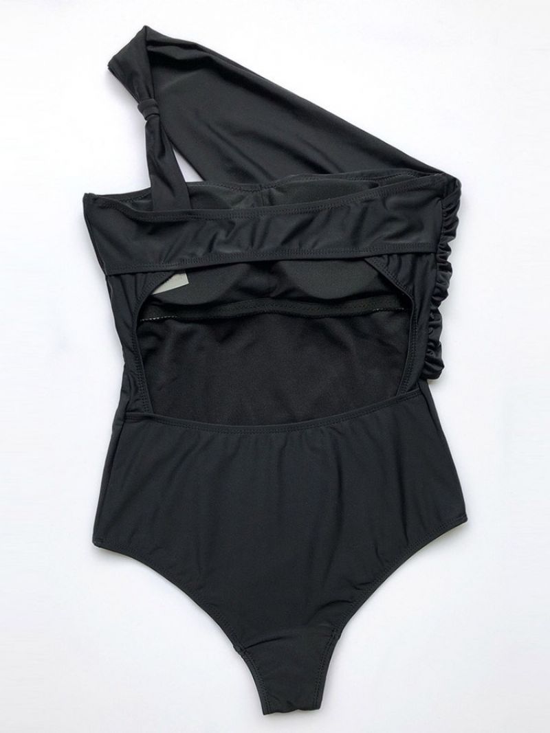 Patchwork Plain One Piece Badetøj Monokini Til Kvinder