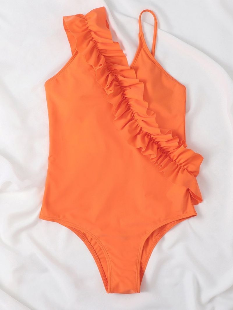 Sexet One Piece Orange Badetøj