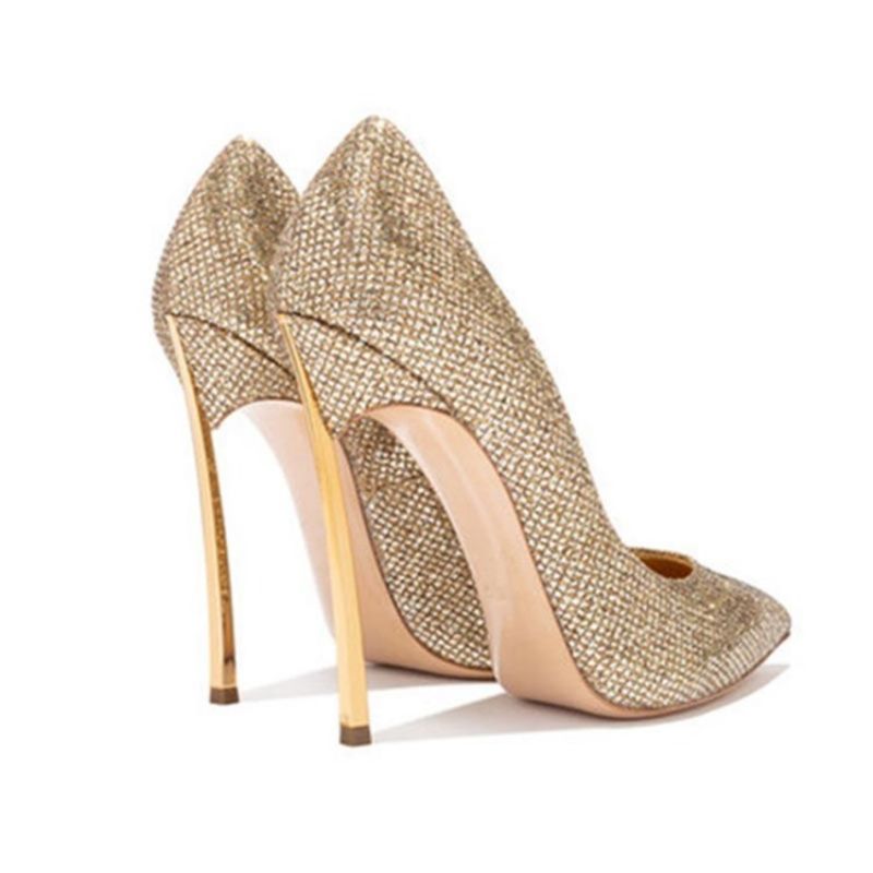 Stilethæl Rhinestone Slip-On Dame Pumps