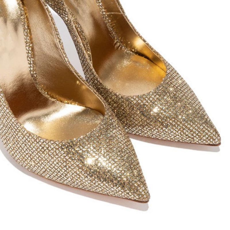 Stilethæl Rhinestone Slip-On Dame Pumps