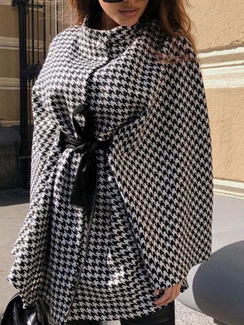 Western Houndstooth Fall Cape