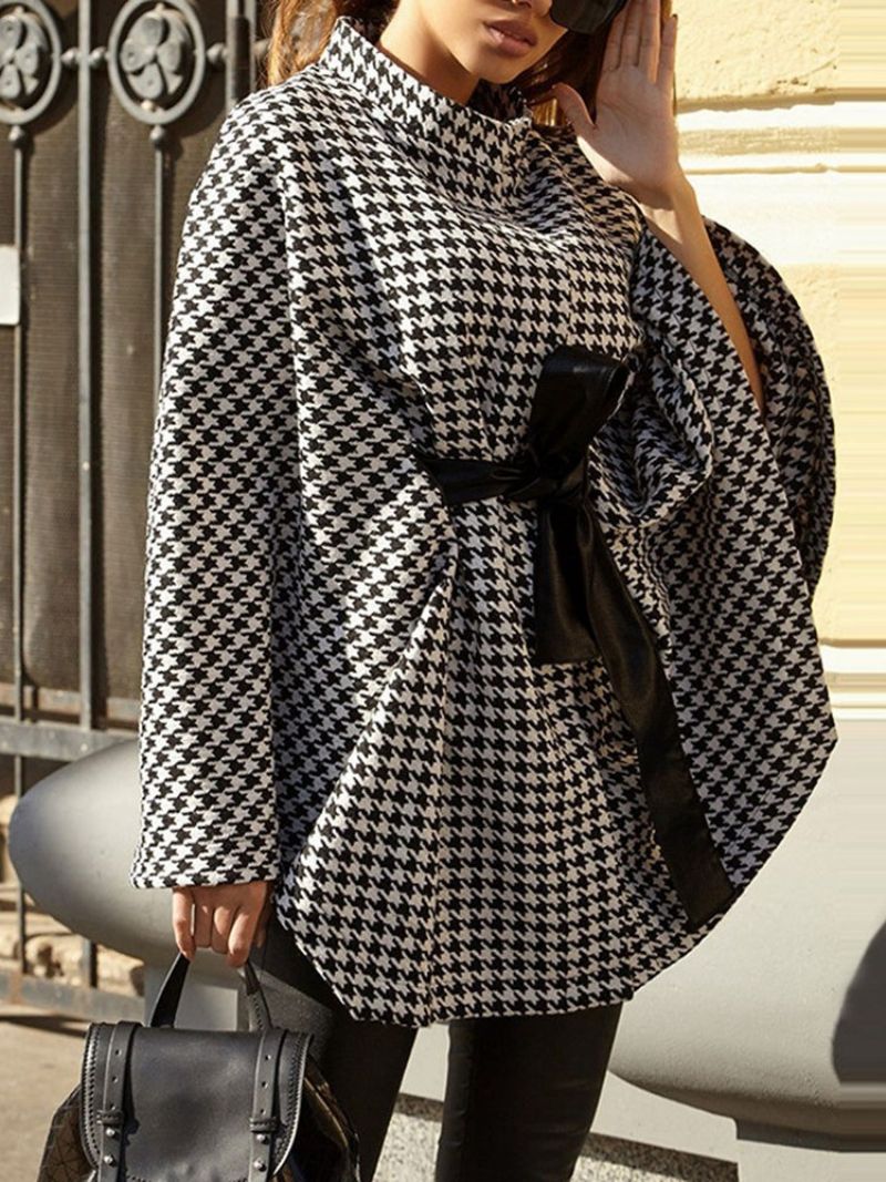 Western Houndstooth Fall Cape