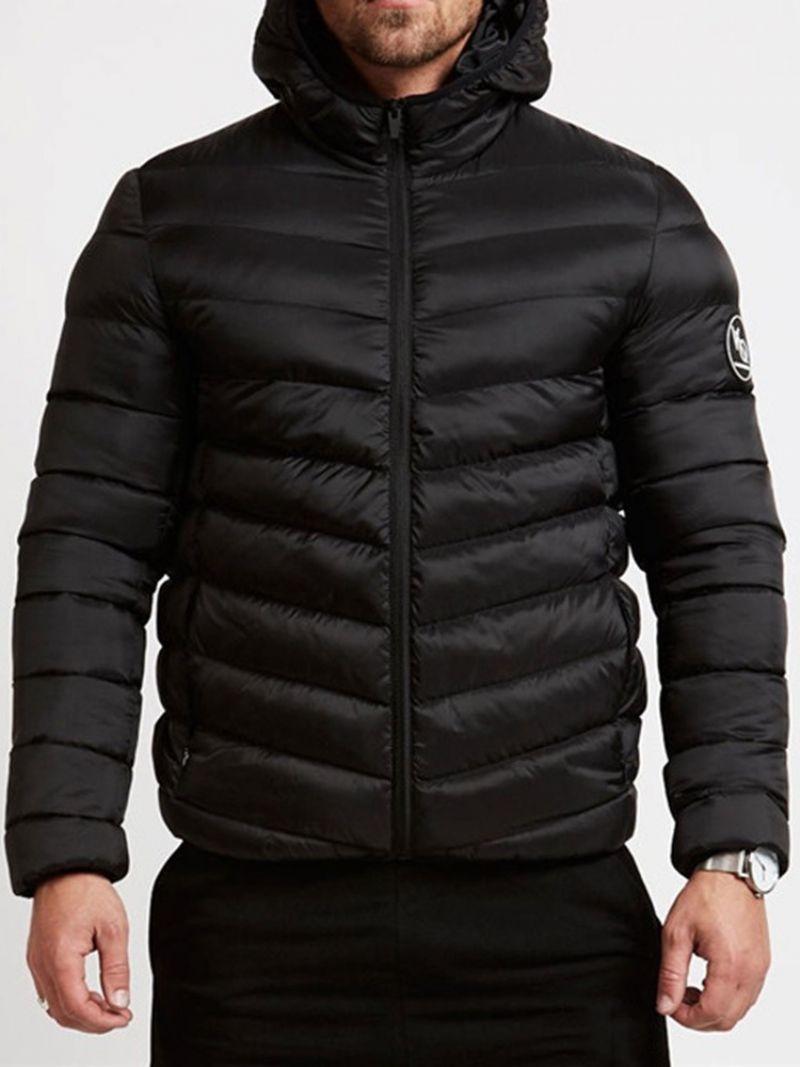 Standard Hooded Pocket Sports Lynlås Dunjakke