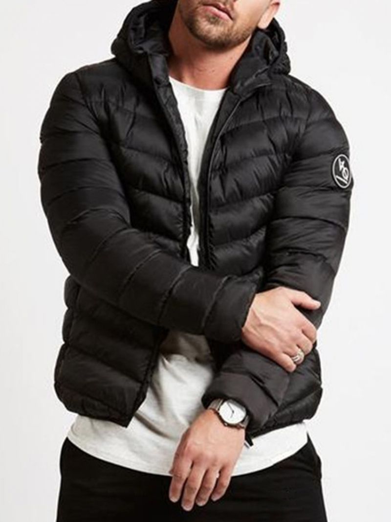 Standard Hooded Pocket Sports Lynlås Dunjakke