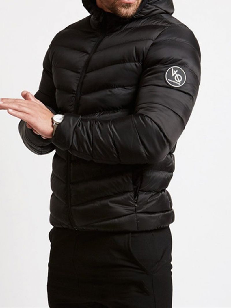 Standard Hooded Pocket Sports Lynlås Dunjakke