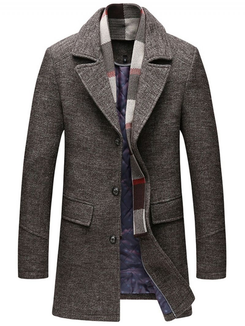 Almindelig Revers Standard Slim Casual Coat