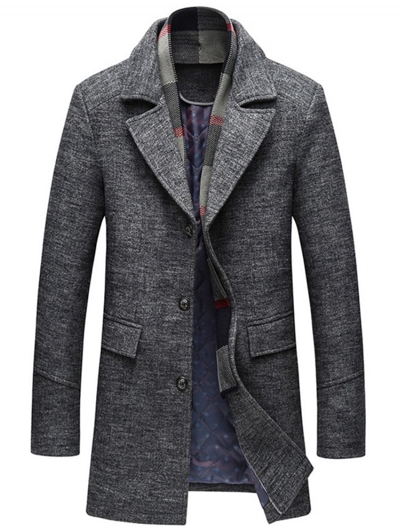 Almindelig Revers Standard Slim Casual Coat