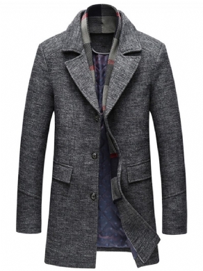 Almindelig Revers Standard Slim Casual Coat