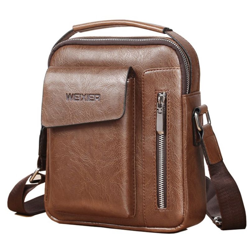 Almindelige Europæiske Pu Square Crossbody-Tasker