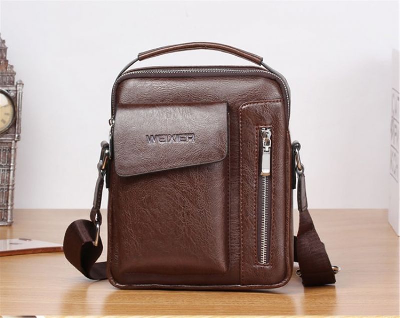 Almindelige Europæiske Pu Square Crossbody-Tasker