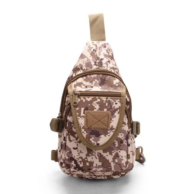 Oxford Skuldertaske Unisex Camouflage Sling Bags