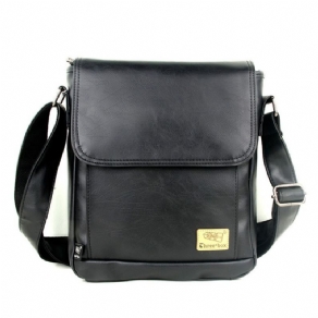 Pu-Tråd Plain Square Crossbody-Tasker Til Mænd