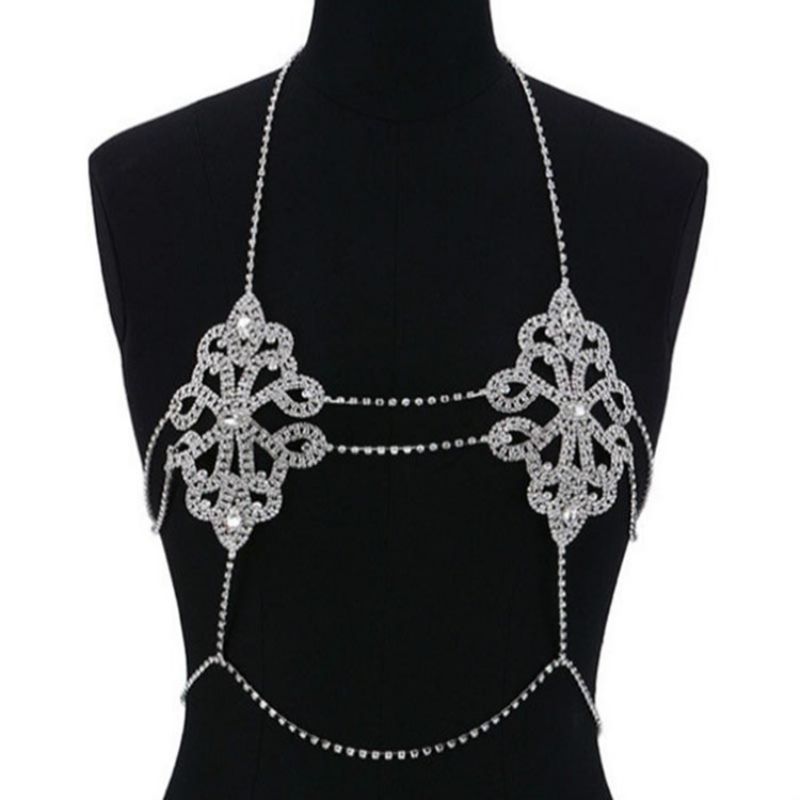 Rhinestone Body Chain Halskæder