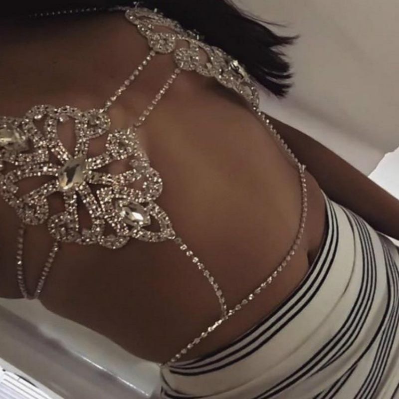 Rhinestone Body Chain Halskæder