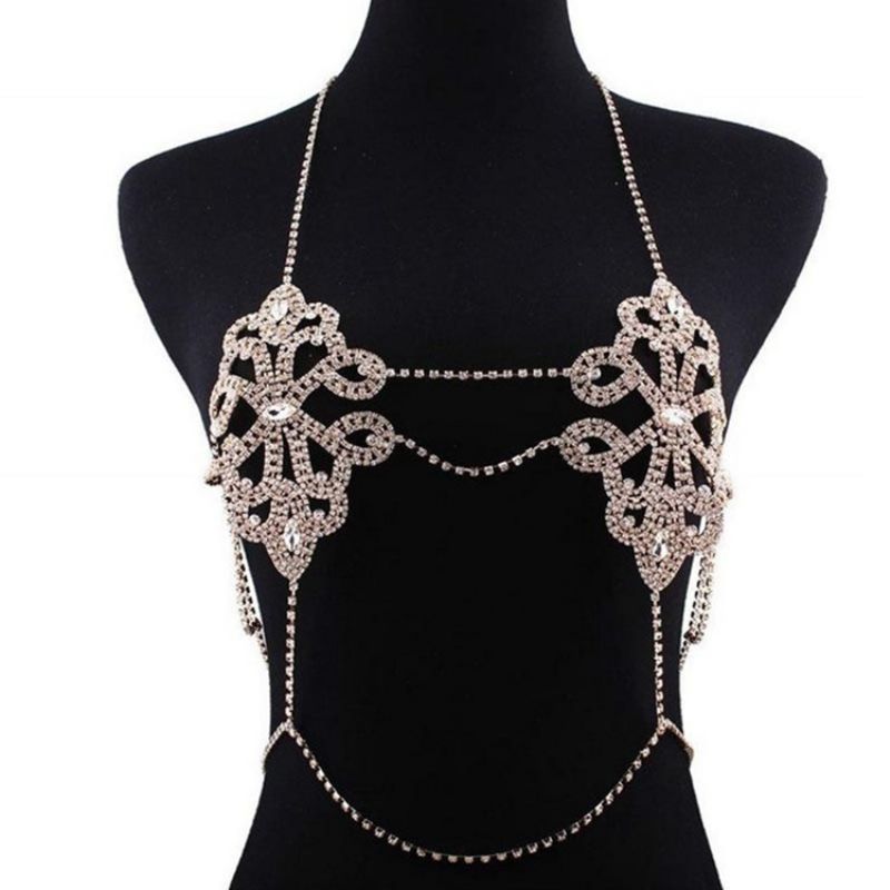 Rhinestone Body Chain Halskæder