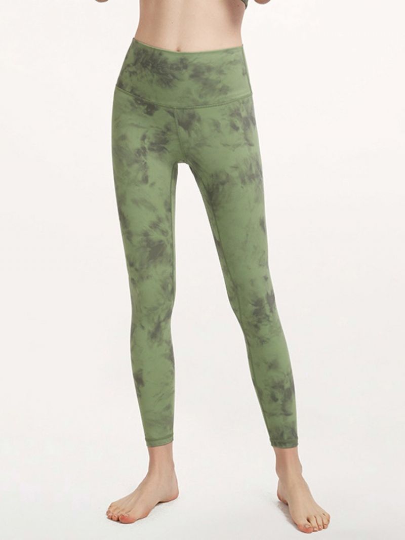 Åndbar Camouflage Nylon Kvinde Badmintonbukser Yogabukser Højtalje Tiktok Leggings