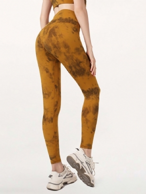 Åndbar Camouflage Nylon Kvinde Badmintonbukser Yogabukser Højtalje Tiktok Leggings