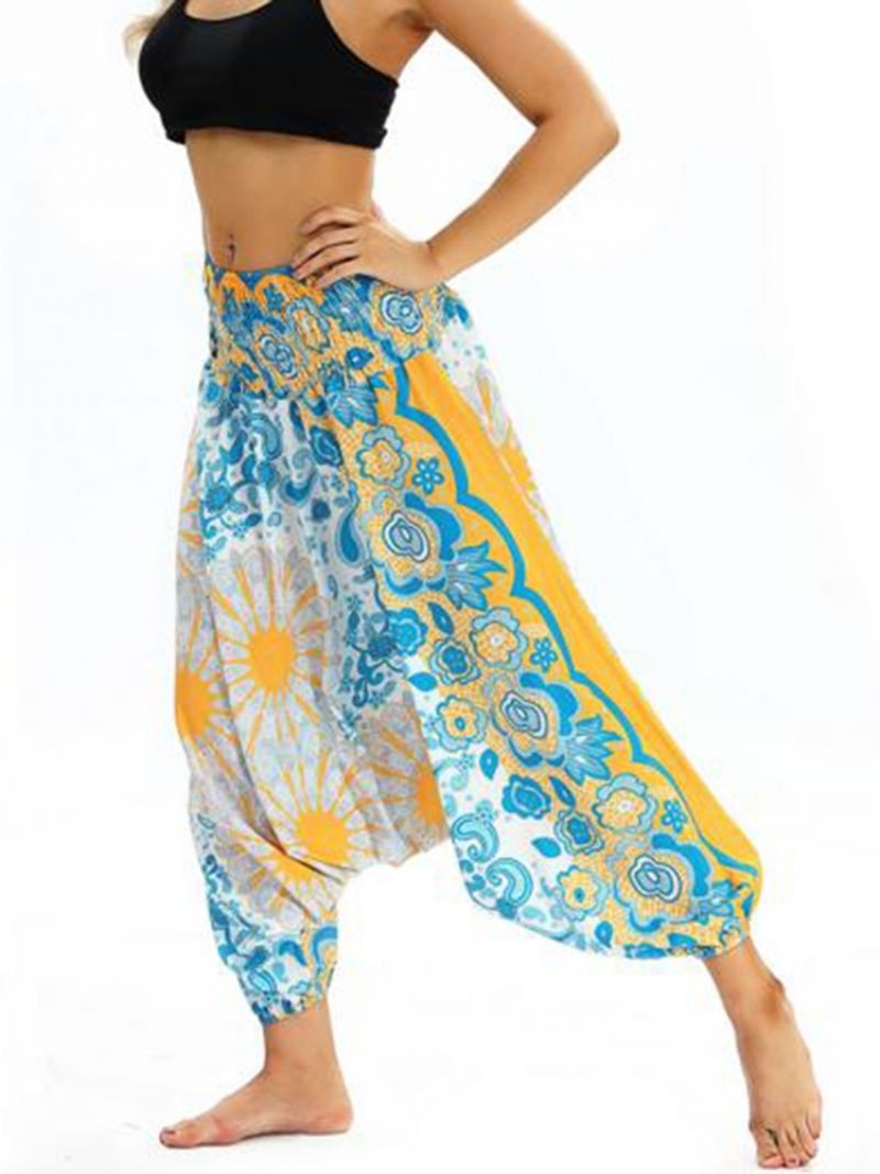 Bohemian Print Yoga Harem Jogger Bukser