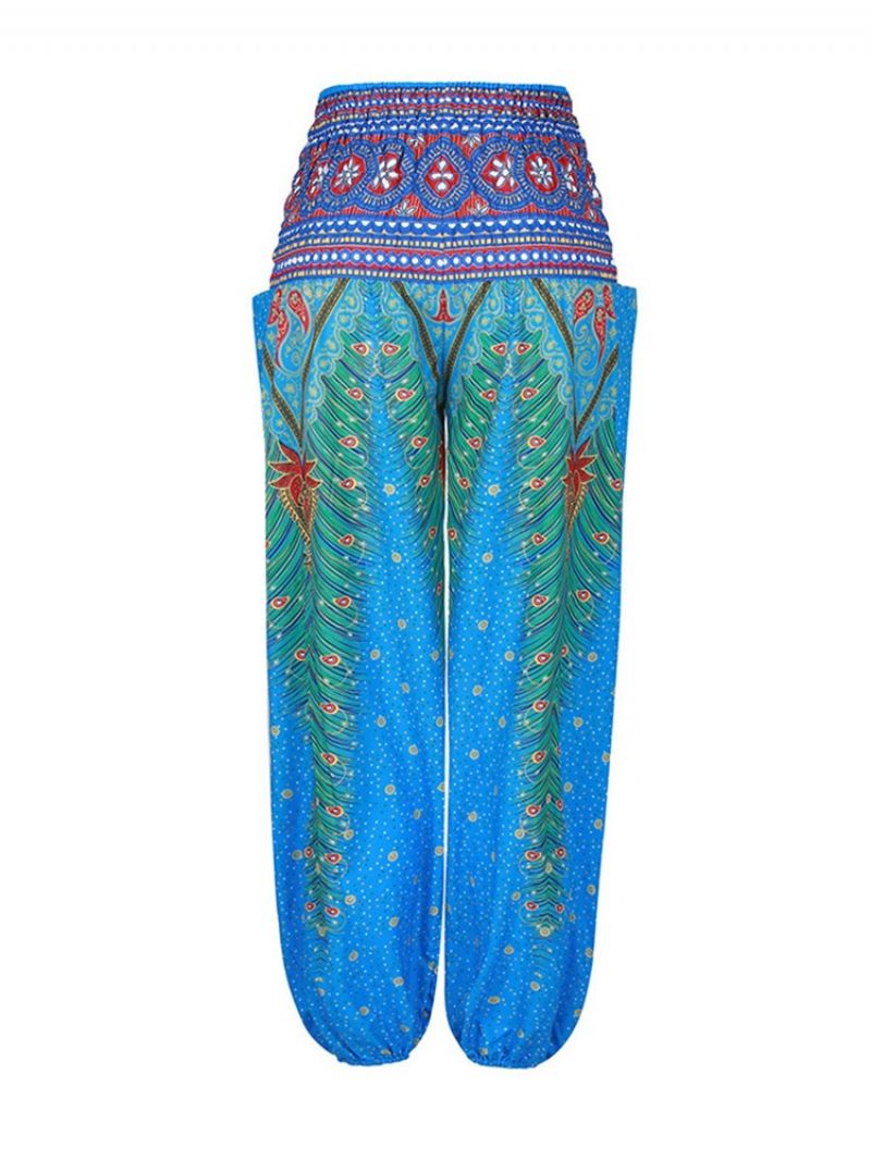 Boho Print Geometriske Street Dance Yoga Bukser