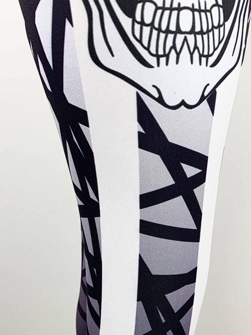 Color Block Print Fuld Længde Gym Sports Yoga Bukser Højtaljet Tiktok Leggings