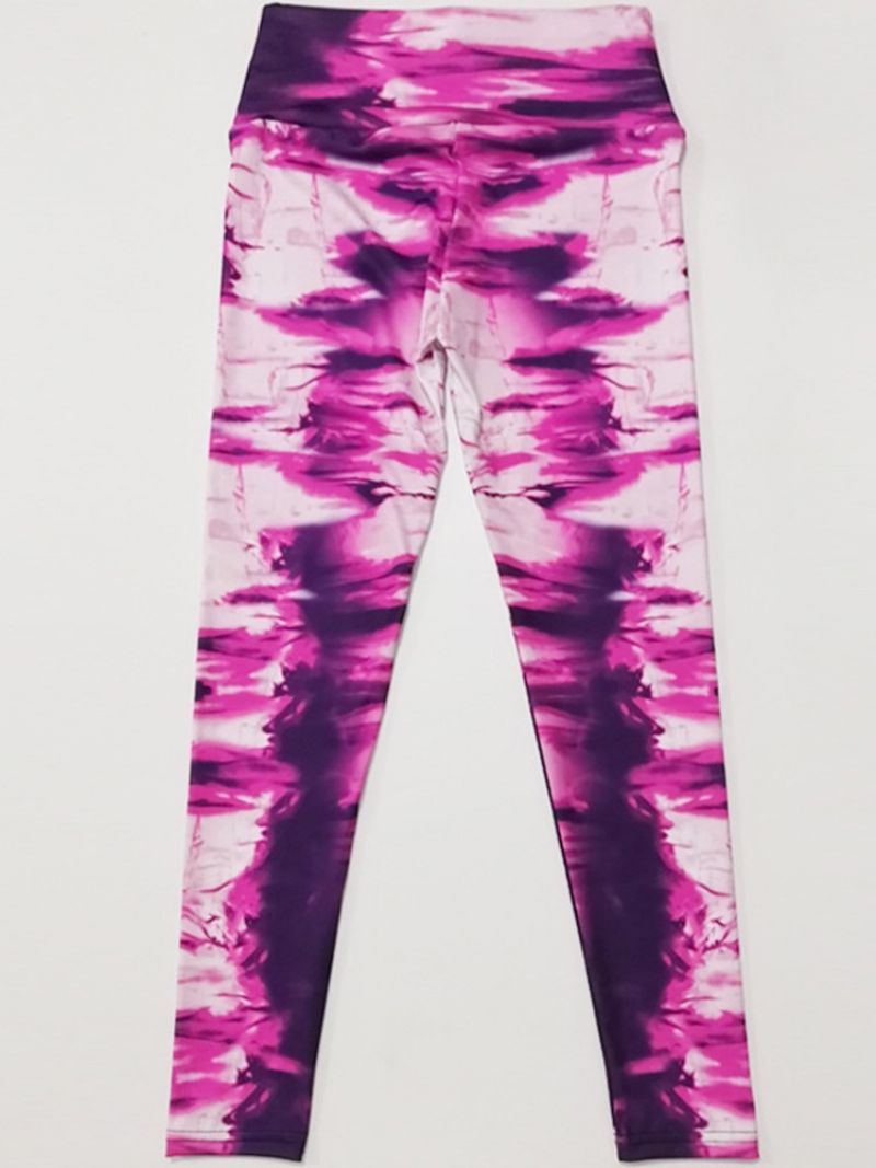 Gradient Åndbar Push Up Gym Sport Yoga Bukser Tiktok Leggings Med Høj Talje