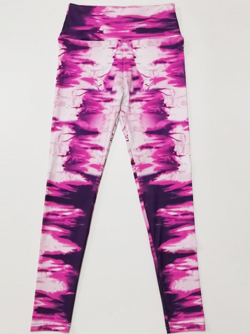 Gradient Åndbar Push Up Gym Sport Yoga Bukser Tiktok Leggings Med Høj Talje