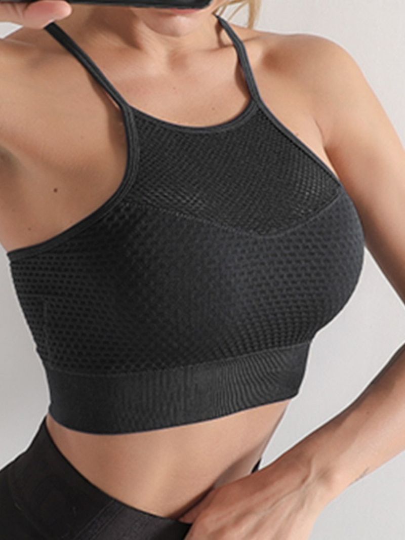 Mesh Solid Nylon Trøje Til Kvinder