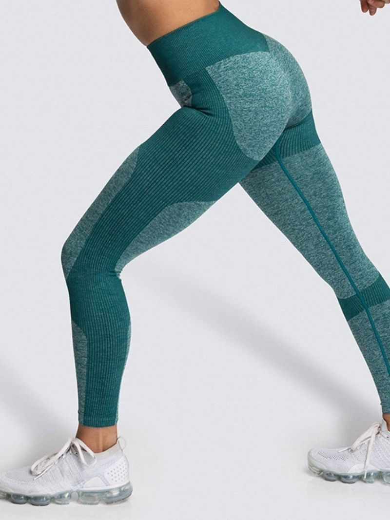 Nylon Anti-Sved Color Block Four Seasons Yogabukser