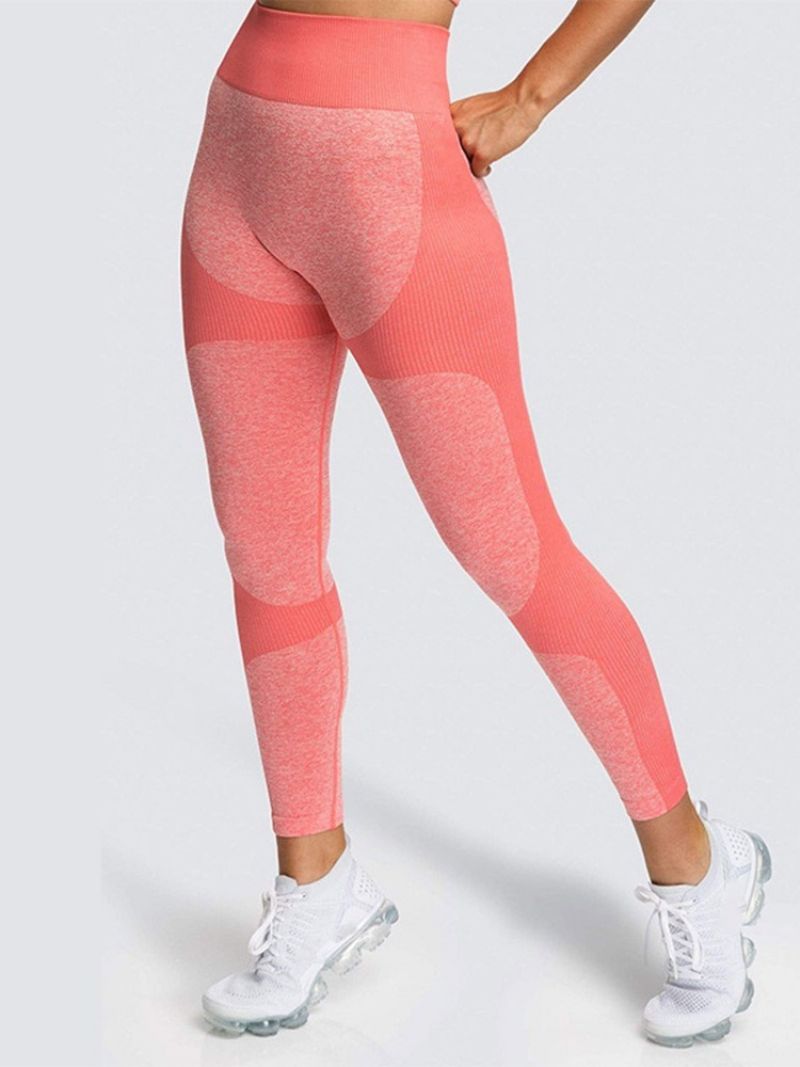 Nylon Anti-Sved Color Block Four Seasons Yogabukser