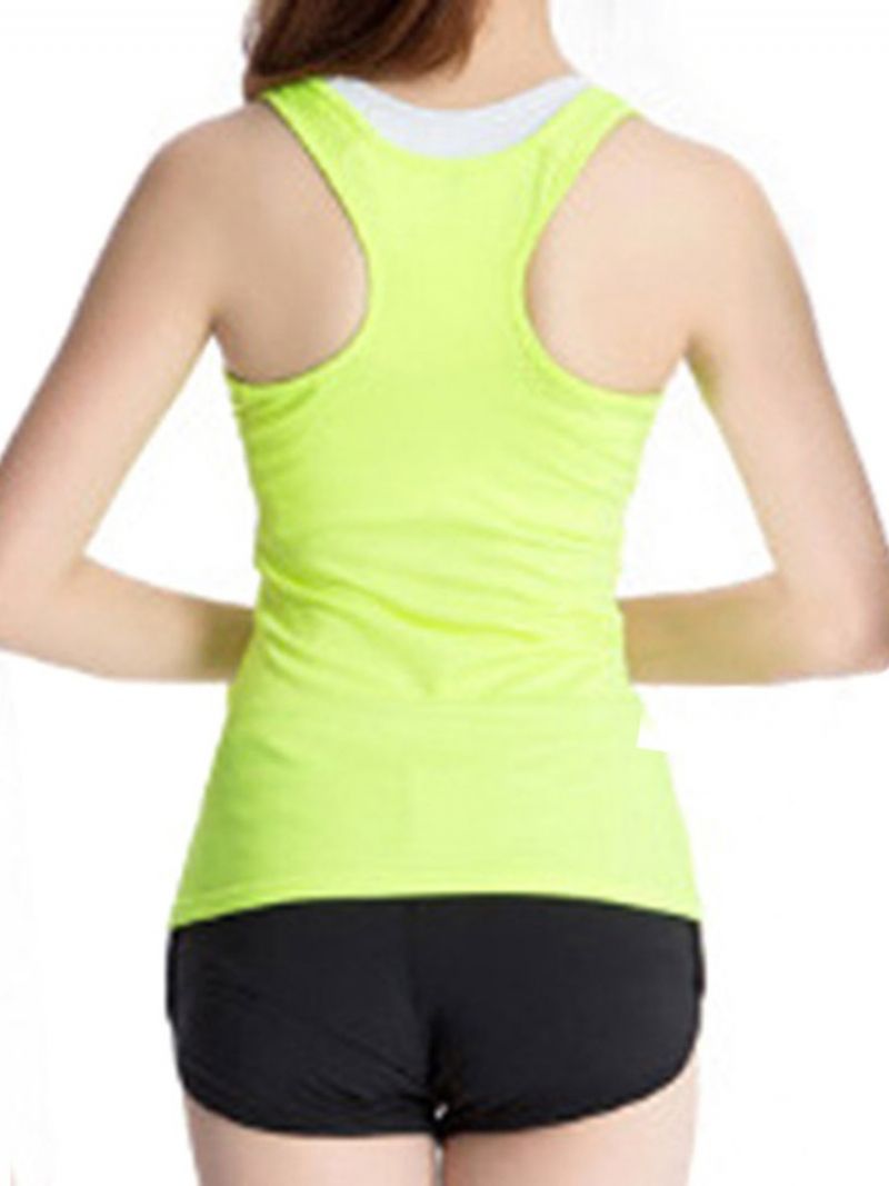 Solid Quick Dry Anti-Sweat Vest Pullover Sport Toppe